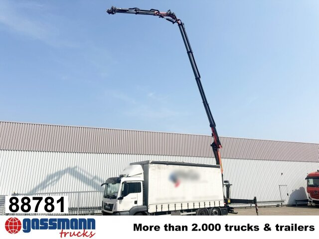 MAN TGS 26.400 6x2-4 LL, Lenk-/Lift, Edscha, - Tovornjak s kesonom, Tovornjak z dvigalom: slika 1 MAN TGS 26.400 6x2-4 LL, Lenk-/Lift, Edscha, - Tovornjak s kesonom, Tovornjak z dvigalom: slika 1