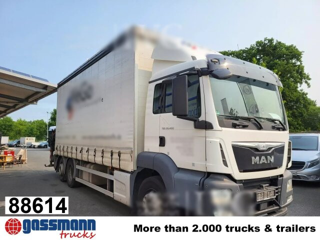 MAN TGS 26.400 6x2-4 LL, Lenk-/Lift, Edscha, - Tovornjak s kesonom, Tovornjak z dvigalom: slika 1 MAN TGS 26.400 6x2-4 LL, Lenk-/Lift, Edscha, - Tovornjak s kesonom, Tovornjak z dvigalom: slika 1