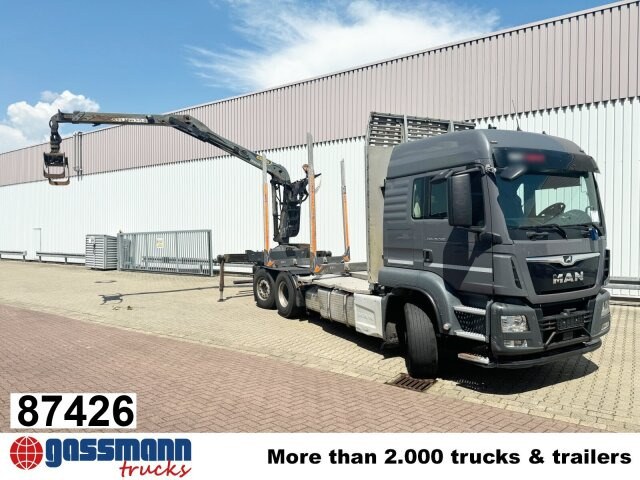 MAN TGS 26.500 6X4H-4 BL, PriTarder, HydroDrive, - Tovornjak za prevoz lesa, Tovornjak z dvigalom: slika 1 MAN TGS 26.500 6X4H-4 BL, PriTarder, HydroDrive, - Tovornjak za prevoz lesa, Tovornjak z dvigalom: slika 1