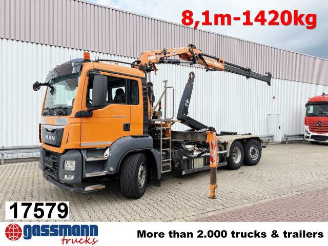 MAN TGS 28.440 6x2-4 BL, Lenk-/Liftachse, Kran Atlas - Kotalni prekucni tovornjak, Tovornjak z dvigalom: slika 1 MAN TGS 28.440 6x2-4 BL, Lenk-/Liftachse, Kran Atlas - Kotalni prekucni tovornjak, Tovornjak z dvigalom: slika 1