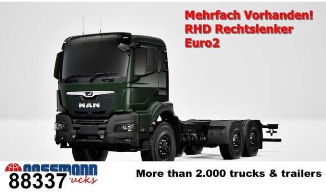 MAN TGS 33.440 6x6 BB CH RHD, Euro2, Rechtslenker, - Tovornjak-šasija: slika 1 MAN TGS 33.440 6x6 BB CH RHD, Euro2, Rechtslenker, - Tovornjak-šasija: slika 1