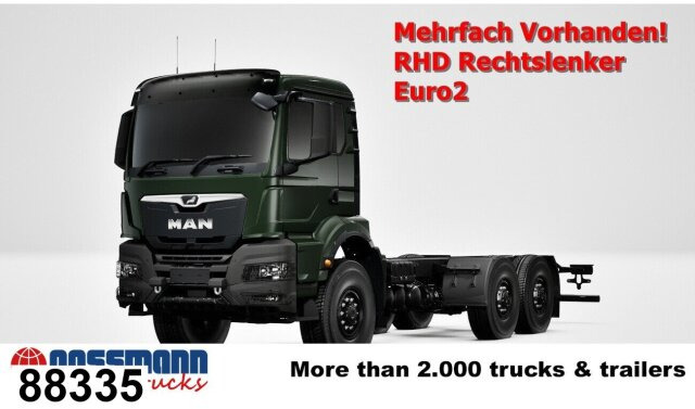 MAN TGS 33.440 6x6 BB CH RHD, Euro2, Rechtslenker, - Tovornjak-šasija: slika 1 MAN TGS 33.440 6x6 BB CH RHD, Euro2, Rechtslenker, - Tovornjak-šasija: slika 1