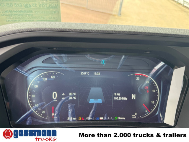 MAN TGS 35.480 8x8 BB CH, Hohe Bauart, Nebenantrieb - Tovornjak-šasija: slika 3 MAN TGS 35.480 8x8 BB CH, Hohe Bauart, Nebenantrieb - Tovornjak-šasija: slika 3