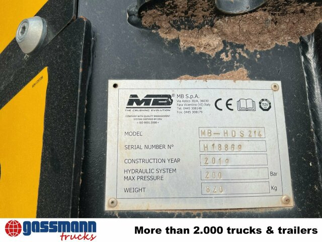 MB-HDS 214 Schaufelseperator - Žlica za Gradbeni stroj: slika 5 MB-HDS 214 Schaufelseperator - Žlica za Gradbeni stroj: slika 5