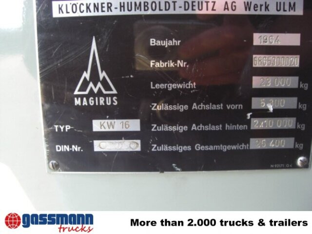 Magirus Deutz Magirus Uranus 250D 22 KW16 - Gasilsko vozilo, Tovornjak z dvigalom: slika 4 Magirus Deutz Magirus Uranus 250D 22 KW16 - Gasilsko vozilo, Tovornjak z dvigalom: slika 4