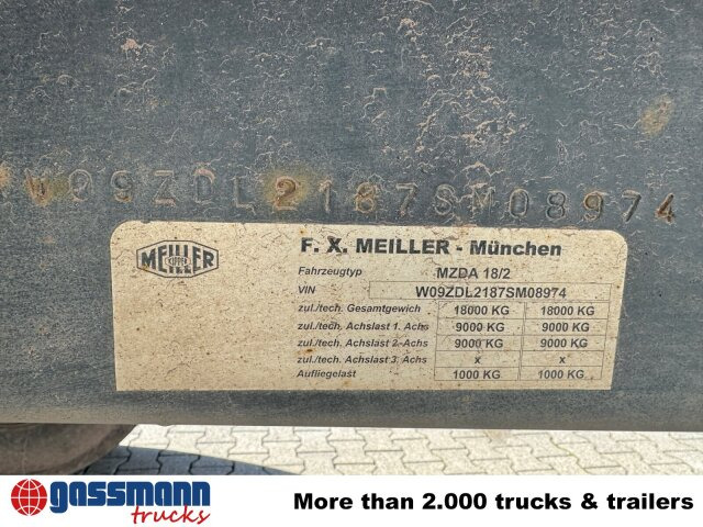 Meiller Meiller MZDA 18/2, geteilte Alu-Bordwände, ca. - Kiper prikolica: slika 3 Meiller Meiller MZDA 18/2, geteilte Alu-Bordwände, ca. - Kiper prikolica: slika 3