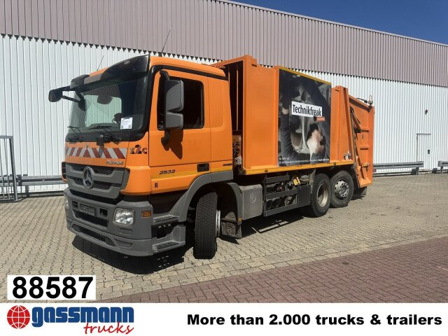Mercedes-Benz Actros 2532/41 L 6x2, EEV, Lenkachse, Haller X2C - Smetarski tovornjak: slika 1 Mercedes-Benz Actros 2532/41 L 6x2, EEV, Lenkachse, Haller X2C - Smetarski tovornjak: slika 1