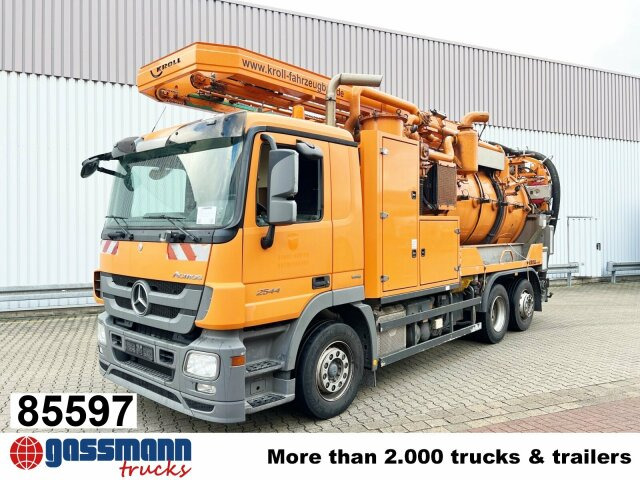 Mercedes-Benz Actros 2544 L 6x2, Lenkachse, Kroll - Vozilo za pometanje: slika 1 Mercedes-Benz Actros 2544 L 6x2, Lenkachse, Kroll - Vozilo za pometanje: slika 1