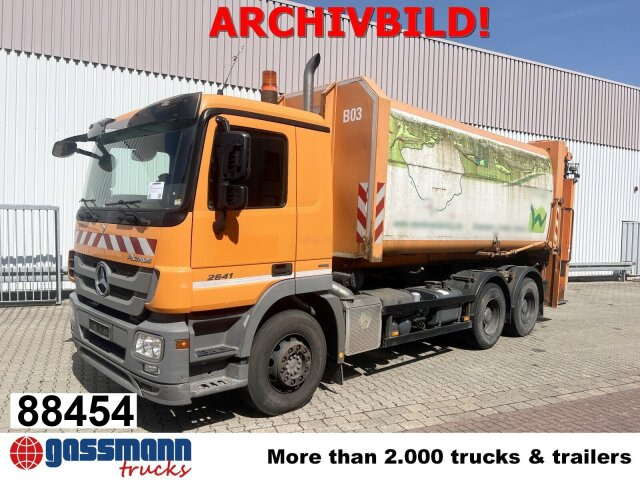 Mercedes-Benz Actros 2641/48 L 6x4, Seilabroller, Haller - Smetarski tovornjak: slika 1 Mercedes-Benz Actros 2641/48 L 6x4, Seilabroller, Haller - Smetarski tovornjak: slika 1