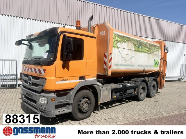 Mercedes-Benz Actros 2641/48 L 6x4, Seilabroller, Haller - Smetarski tovornjak: slika 1 Mercedes-Benz Actros 2641/48 L 6x4, Seilabroller, Haller - Smetarski tovornjak: slika 1