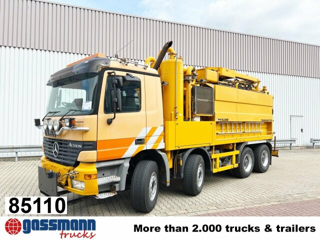 Mercedes-Benz Actros 3243 K 8x4/4, Müller Saug- und - Vozilo za pometanje: slika 1 Mercedes-Benz Actros 3243 K 8x4/4, Müller Saug- und - Vozilo za pometanje: slika 1