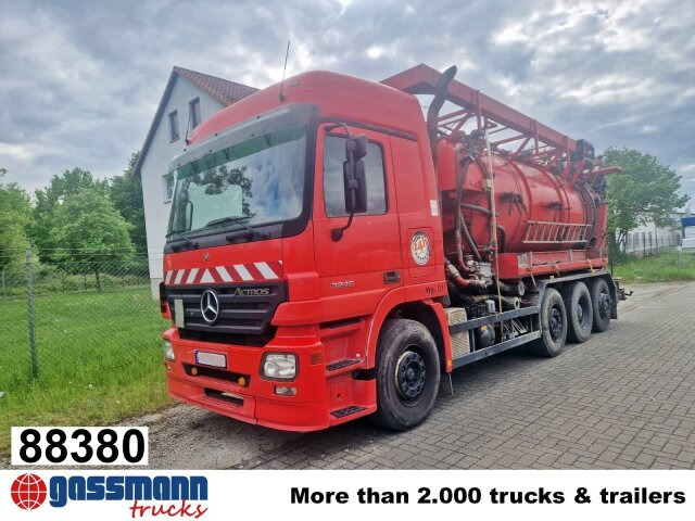 Mercedes-Benz Actros 3246 L 8x2, Hellmers Saug- und Spülwagen - Vozilo za pometanje: slika 1 Mercedes-Benz Actros 3246 L 8x2, Hellmers Saug- und Spülwagen - Vozilo za pometanje: slika 1