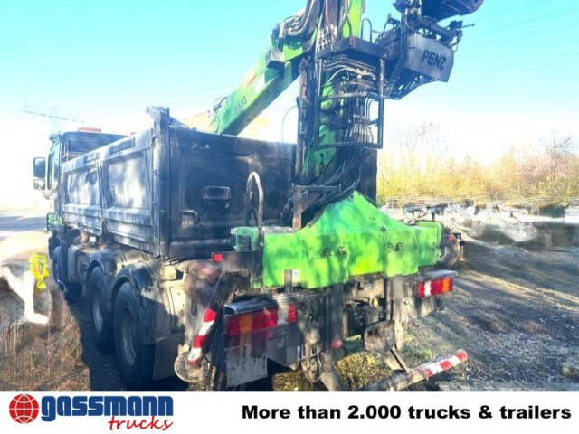 Mercedes-Benz Actros 3341 K 6x4, Bormatik links, Heckkran Penz - Tovornjak prekucnik, Tovornjak z dvigalom: slika 3 Mercedes-Benz Actros 3341 K 6x4, Bormatik links, Heckkran Penz - Tovornjak prekucnik, Tovornjak z dvigalom: slika 3