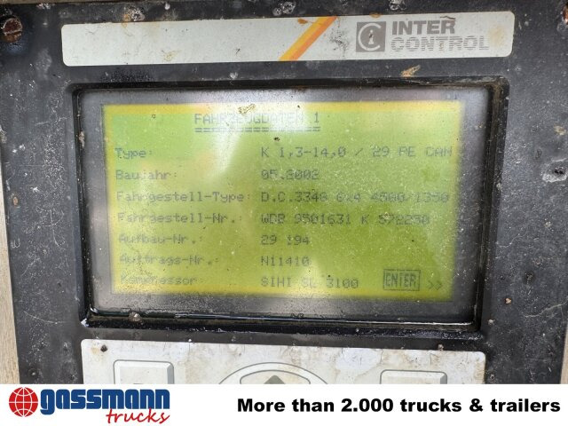 Mercedes-Benz Actros 3348 6x4, V8, Kroll Saug-/Spülwagen ca. - Vozilo za pometanje: slika 2 Mercedes-Benz Actros 3348 6x4, V8, Kroll Saug-/Spülwagen ca. - Vozilo za pometanje: slika 2