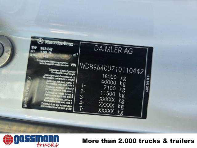 Mercedes-Benz Arocs 1827/30 A 4x4, mehrfach vorhanden! - Tovornjak-šasija: slika 4 Mercedes-Benz Arocs 1827/30 A 4x4, mehrfach vorhanden! - Tovornjak-šasija: slika 4