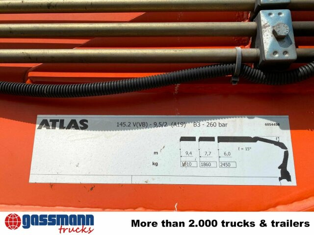 Mercedes-Benz Arocs 2545 L/6x2/4, Atlas Kran, 145.2-A19 VB, - Tovornjak s kesonom, Tovornjak z dvigalom: slika 3 Mercedes-Benz Arocs 2545 L/6x2/4, Atlas Kran, 145.2-A19 VB, - Tovornjak s kesonom, Tovornjak z dvigalom: slika 3