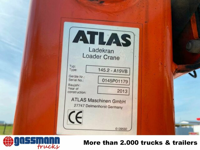 Mercedes-Benz Arocs 2545 L/6x2/4, Atlas Kran, 145.2-A19 VB, - Tovornjak s kesonom, Tovornjak z dvigalom: slika 2 Mercedes-Benz Arocs 2545 L/6x2/4, Atlas Kran, 145.2-A19 VB, - Tovornjak s kesonom, Tovornjak z dvigalom: slika 2