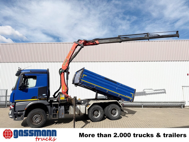 Tovornjak prekucnik, Tovornjak z dvigalom Mercedes-Benz Arocs 2643 K 6x4, Kran Palfinger PK13001-K B,: slika 14 Tovornjak prekucnik, Tovornjak z dvigalom Mercedes-Benz Arocs 2643 K 6x4, Kran Palfinger PK13001-K B,: slika 14