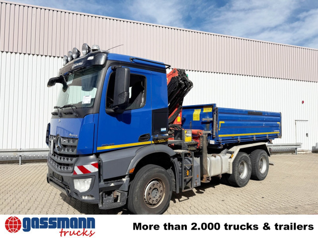 Tovornjak prekucnik, Tovornjak z dvigalom Mercedes-Benz Arocs 2643 K 6x4, Kran Palfinger PK13001-K B,: slika 8 Tovornjak prekucnik, Tovornjak z dvigalom Mercedes-Benz Arocs 2643 K 6x4, Kran Palfinger PK13001-K B,: slika 8