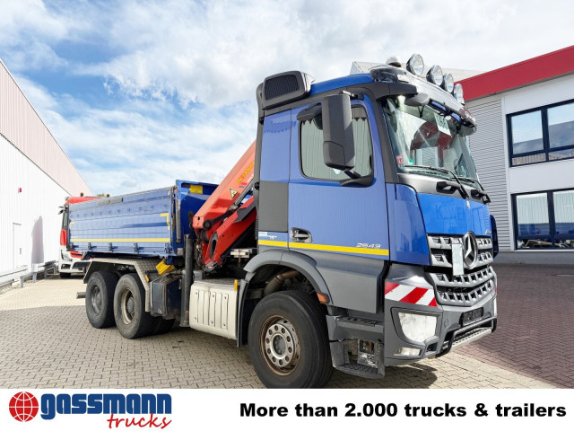 Tovornjak prekucnik, Tovornjak z dvigalom Mercedes-Benz Arocs 2643 K 6x4, Kran Palfinger PK13001-K B,: slika 10 Tovornjak prekucnik, Tovornjak z dvigalom Mercedes-Benz Arocs 2643 K 6x4, Kran Palfinger PK13001-K B,: slika 10