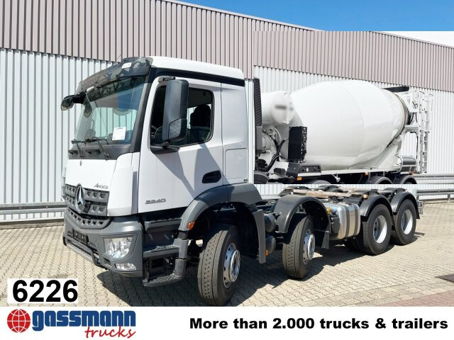 Mercedes-Benz Arocs 3240 8x4, 9/10m³ Mischer - Avtomešalec: slika 1 Mercedes-Benz Arocs 3240 8x4, 9/10m³ Mischer - Avtomešalec: slika 1