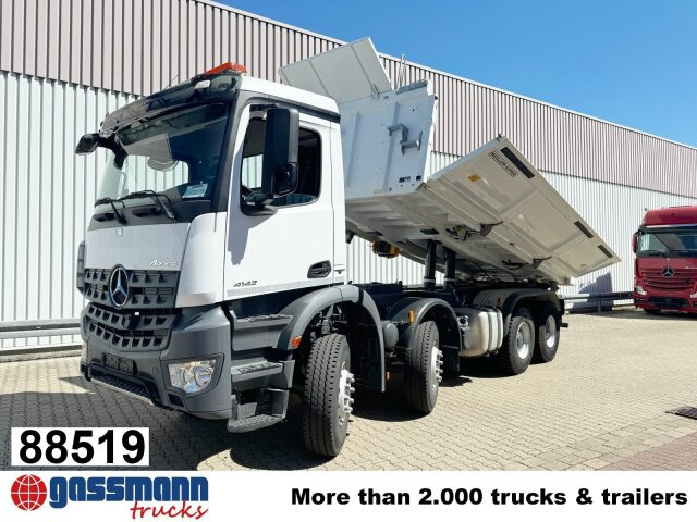 Mercedes-Benz Arocs 4142 K 8x4/4, Meiller Bordmatik links - Tovornjak prekucnik: slika 1 Mercedes-Benz Arocs 4142 K 8x4/4, Meiller Bordmatik links - Tovornjak prekucnik: slika 1