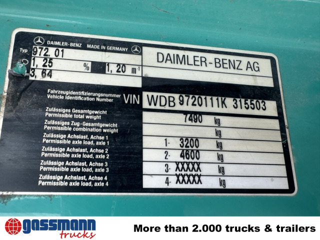 Mercedes-Benz Atego 815 K 4x2, 2x AHK - Tovornjak prekucnik: slika 3 Mercedes-Benz Atego 815 K 4x2, 2x AHK - Tovornjak prekucnik: slika 3