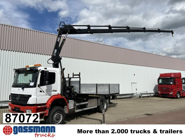 Mercedes-Benz Axor 1828 A 4x4 mit Kran Hiab XS 166 E-5 - Tovornjak s kesonom, Tovornjak z dvigalom: slika 1 Mercedes-Benz Axor 1828 A 4x4 mit Kran Hiab XS 166 E-5 - Tovornjak s kesonom, Tovornjak z dvigalom: slika 1