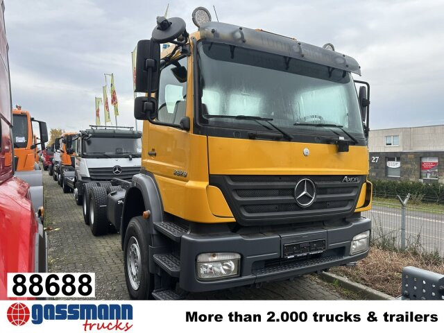 Mercedes-Benz Axor 2629 K 6x4, PTO, Steel, Manual, 6-Zylinder - Tovornjak-šasija: slika 1 Mercedes-Benz Axor 2629 K 6x4, PTO, Steel, Manual, 6-Zylinder - Tovornjak-šasija: slika 1