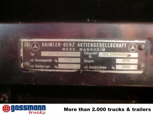 Mercedes-Benz LAF 311 4x4 LF16, Feuerwehr - Gasilsko vozilo: slika 3 Mercedes-Benz LAF 311 4x4 LF16, Feuerwehr - Gasilsko vozilo: slika 3