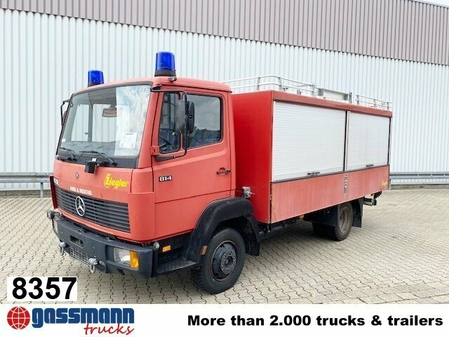 Mercedes-Benz LK 814 F 4x2, Ziegler RW1, 6-Zylinder Motor - Tovornjak zabojnik: slika 1 Mercedes-Benz LK 814 F 4x2, Ziegler RW1, 6-Zylinder Motor - Tovornjak zabojnik: slika 1
