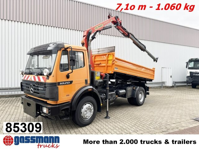 Mercedes-Benz SK II 1820/24 K 4x2, Winterdienstaustattung, - Tovornjak prekucnik, Tovornjak z dvigalom: slika 1 Mercedes-Benz SK II 1820/24 K 4x2, Winterdienstaustattung, - Tovornjak prekucnik, Tovornjak z dvigalom: slika 1