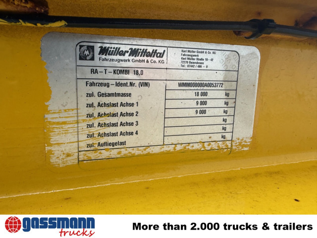 Müller-Mitteltal RA-T-Kombi 18,0 - Abrol/ Samonakladalec prikolica: slika 4 Müller-Mitteltal RA-T-Kombi 18,0 - Abrol/ Samonakladalec prikolica: slika 4