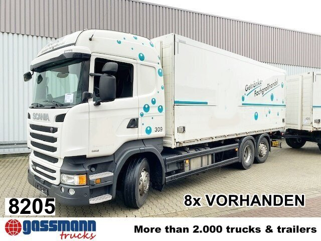 Scania R450 LB 6x2-4 Getränkekoffer, Retarder, - Tovornjak zabojnik: slika 1 Scania R450 LB 6x2-4 Getränkekoffer, Retarder, - Tovornjak zabojnik: slika 1