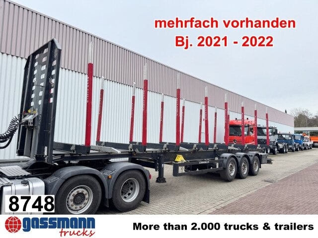 Schwarzmüller 3-Achs Holzauflieger, Liftachse, MEHRFACH - Polprikolica za prevoz lesa: slika 1 Schwarzmüller 3-Achs Holzauflieger, Liftachse, MEHRFACH - Polprikolica za prevoz lesa: slika 1