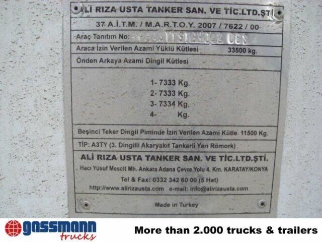 Nov Polprikolica cisterna Tankauflieger für Diesel/Öl, 35.000 - 50.000: slika 9