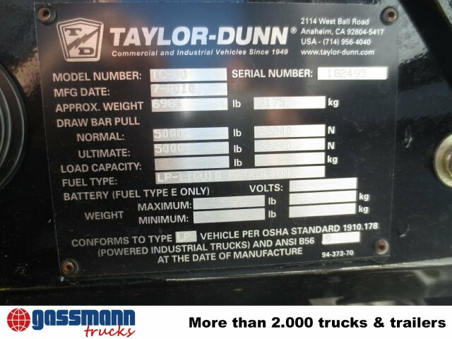 Tiger TC 50, Zugmaschine - Traktor za prevoz prtljage: slika 5 Tiger TC 50, Zugmaschine - Traktor za prevoz prtljage: slika 5