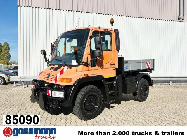 Unimog U 300 4x4, Kipper, Kommunalhydraulik, - Tovornjak s kesonom, Komunalno/ Posebno vozilo: slika 1 Unimog U 300 4x4, Kipper, Kommunalhydraulik, - Tovornjak s kesonom, Komunalno/ Posebno vozilo: slika 1