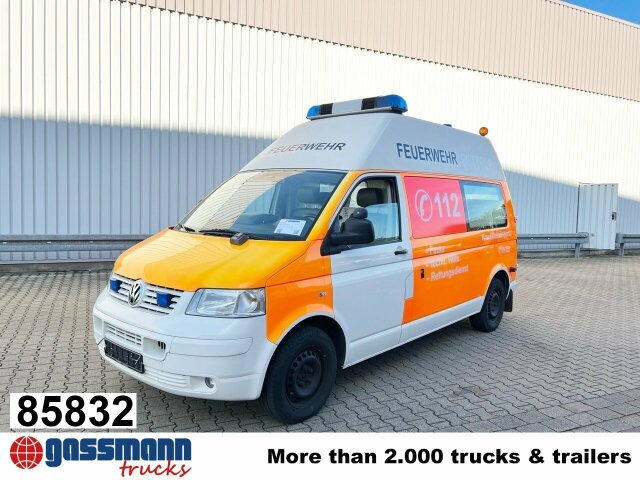 Volkswagen T5 2.5 TDI 4x2, Krankenwagen - Reševalno vozilo: slika 1 Volkswagen T5 2.5 TDI 4x2, Krankenwagen - Reševalno vozilo: slika 1