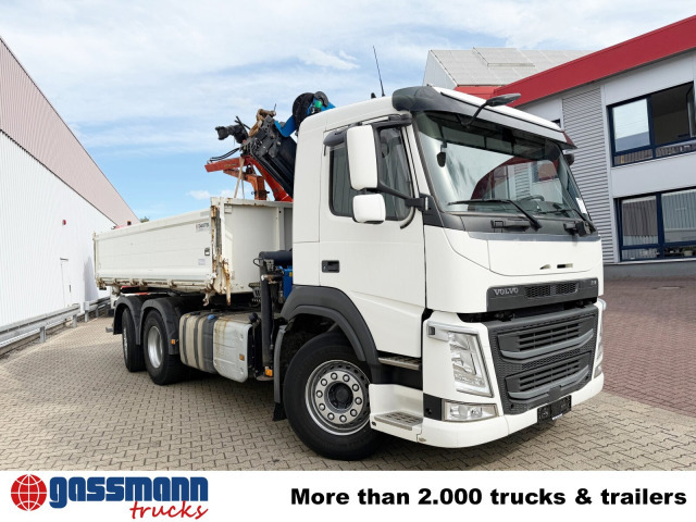 Tovornjak prekucnik, Tovornjak z dvigalom Volvo FM 460 6x2, Lenk-/Liftachse, Alu-Bordwände,: slika 10