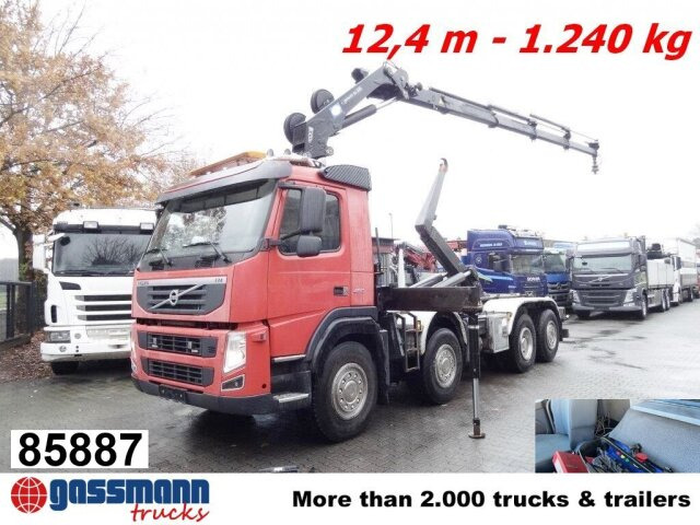 Volvo FM 460 8x2-6, Lenk-/Liftachse, Kran HMF 2020-K4, - Kotalni prekucni tovornjak, Tovornjak z dvigalom: slika 1 Volvo FM 460 8x2-6, Lenk-/Liftachse, Kran HMF 2020-K4, - Kotalni prekucni tovornjak, Tovornjak z dvigalom: slika 1