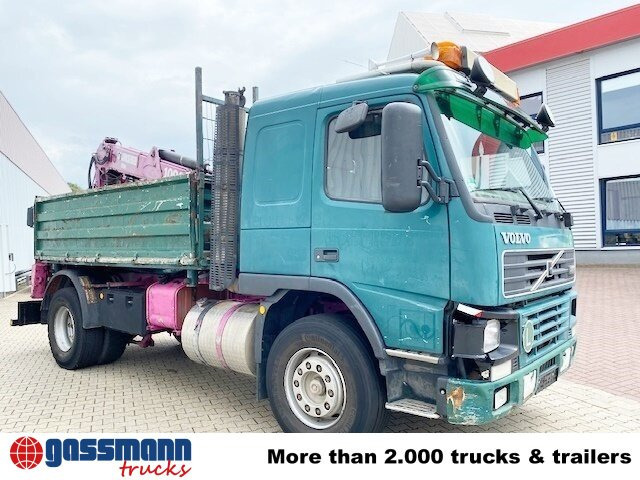 Tovornjak prekucnik, Tovornjak z dvigalom Volvo FM12-420 4x2 mit Heckkran Jonsered 1090,: slika 10