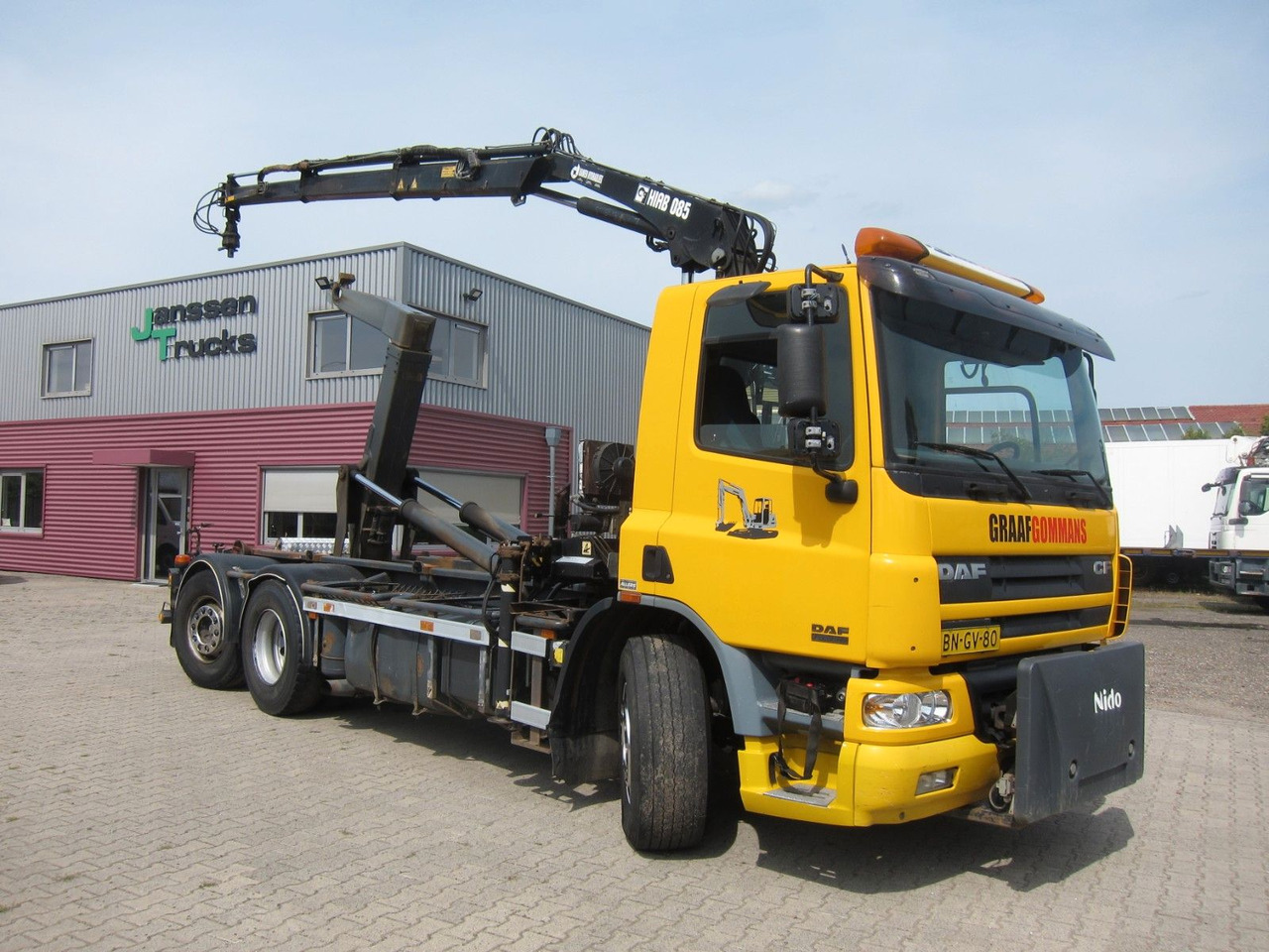 DAF CF 75 310 6X2*4 Hiab Kran Haken Manual Funk E3 - Kotalni prekucni tovornjak, Tovornjak z dvigalom: slika 1 DAF CF 75 310 6X2*4 Hiab Kran Haken Manual Funk E3 - Kotalni prekucni tovornjak, Tovornjak z dvigalom: slika 1