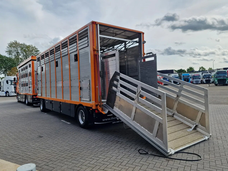 DAF XF 530 4x2 - Livestock Menke 2 deck + 2018 Menke trailer - Water + Ventilation - Lifting roof - Tovornjak za prevoz živine: slika 4 DAF XF 530 4x2 - Livestock Menke 2 deck + 2018 Menke trailer - Water + Ventilation - Lifting roof - Tovornjak za prevoz živine: slika 4
