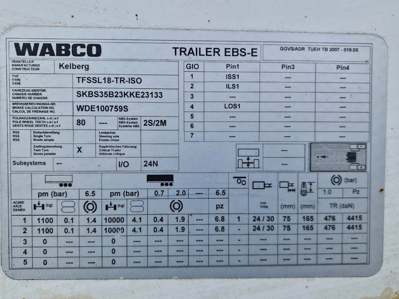 Polprikolica zabojnik KEL-BERG Box trailer - Zepro loadlift 2.500 KG - Steering axle: slika 20