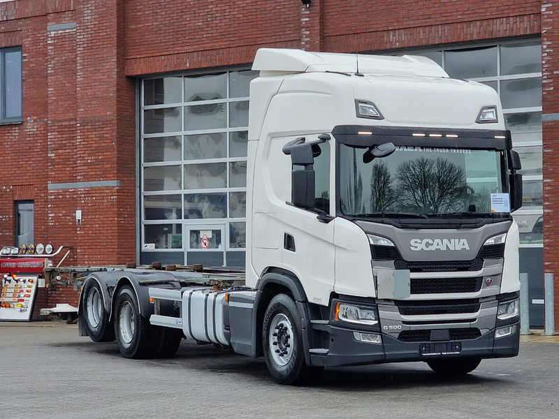 Scania G500 NGS Highline 6x2 - BDF - 4.75 WB - Retarder - Full air - Leather - Led - Kontejnerski tovornjak/ Tovornjak z zamenljivim tovoriščem: slika 1 Scania G500 NGS Highline 6x2 - BDF - 4.75 WB - Retarder - Full air - Leather - Led - Kontejnerski tovornjak/ Tovornjak z zamenljivim tovoriščem: slika 1
