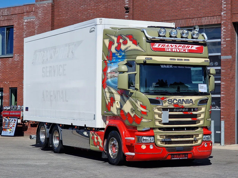Scania R580 V8 Topline 6x2 - Box with sidedoors - Retarder - Full air - 4.55WB - Tovornjak zabojnik: slika 1 Scania R580 V8 Topline 6x2 - Box with sidedoors - Retarder - Full air - 4.55WB - Tovornjak zabojnik: slika 1