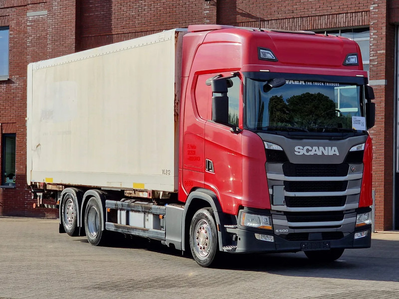 Scania S500 NGS Highline 6x2 - BDF - Full air - Loadlift - Box - Navi - Retarder - Kontejnerski tovornjak/ Tovornjak z zamenljivim tovoriščem: slika 1 Scania S500 NGS Highline 6x2 - BDF - Full air - Loadlift - Box - Navi - Retarder - Kontejnerski tovornjak/ Tovornjak z zamenljivim tovoriščem: slika 1