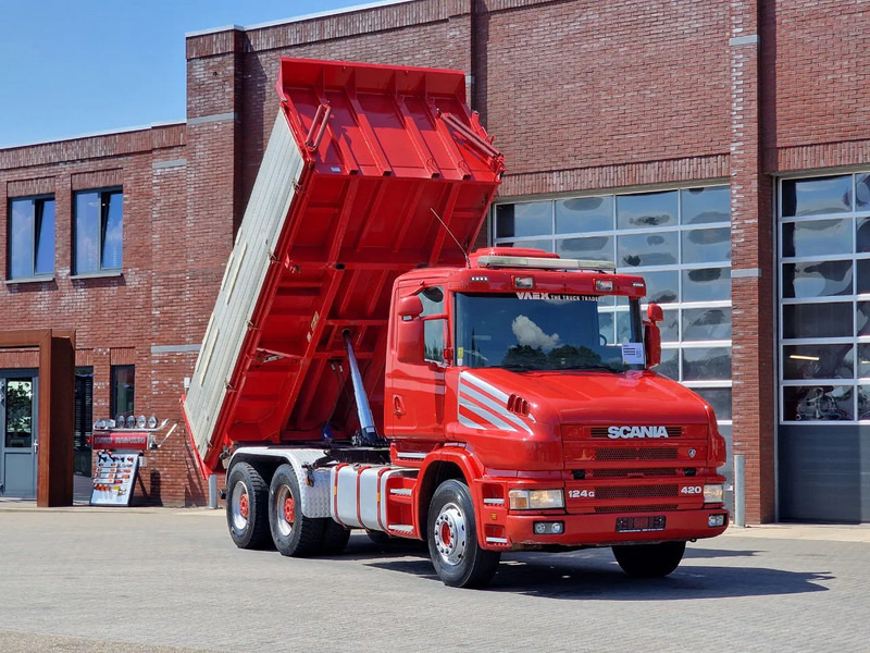 Scania T124-420 6x4 - Tipper - Retarder - Full steel - HUB Reduction - Manual gearbox - Tovornjak prekucnik: slika 1 Scania T124-420 6x4 - Tipper - Retarder - Full steel - HUB Reduction - Manual gearbox - Tovornjak prekucnik: slika 1