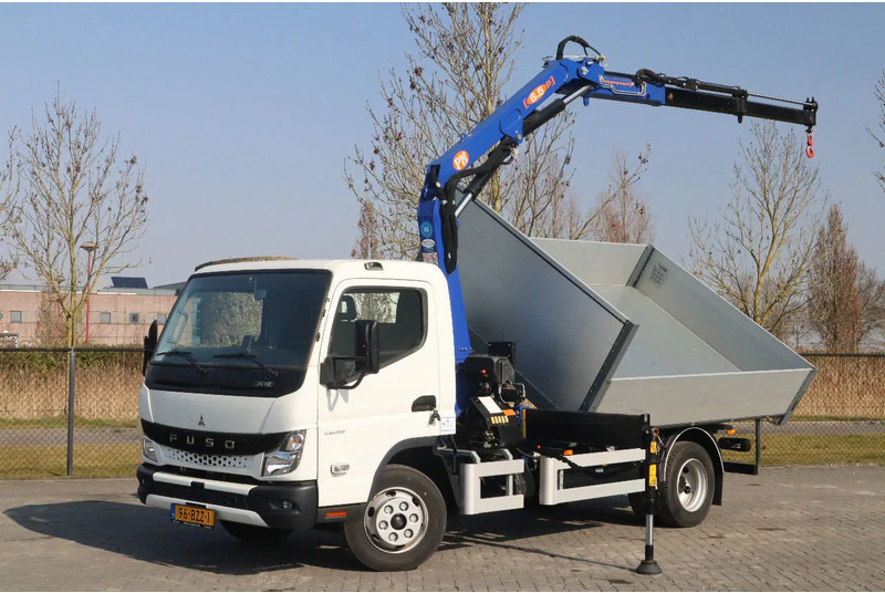FUSO Canter 7C18 | 4X2 | 3-WAY TIPPER | PM 6.5 KRAN /CRANE - Tovornjak z dvigalom: slika 1 FUSO Canter 7C18 | 4X2 | 3-WAY TIPPER | PM 6.5 KRAN /CRANE - Tovornjak z dvigalom: slika 1
